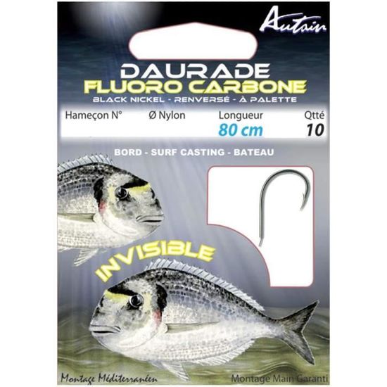 Fluorocarbone Tortue – 0,08mm, 0,600kg, 10m – Pour Pêche Au Coup/feeder