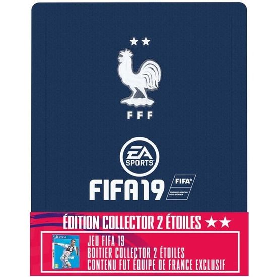 Boîtier Steelbook FIFA 19 Pour PS4 - PAS DE JEU - Boîte Vide Uniquement - État Correct