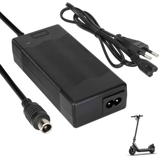 Chargeur HPGAAVD 42V 2A Pour Xiaomi M365/Pro/Pro2 Et Ninebot – Prise 8mm, Sac étanche 2L Inclus, 6 Protections