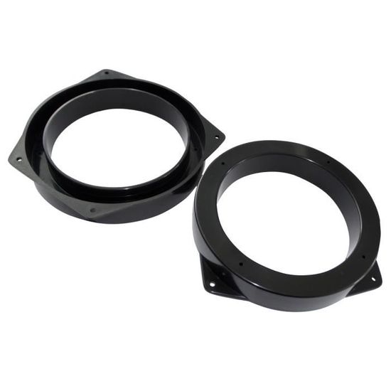 AERZETIX 2 adaptateurs Supports de Haut-parleurs Enceintes 130mm pour Auto Voiture C40680