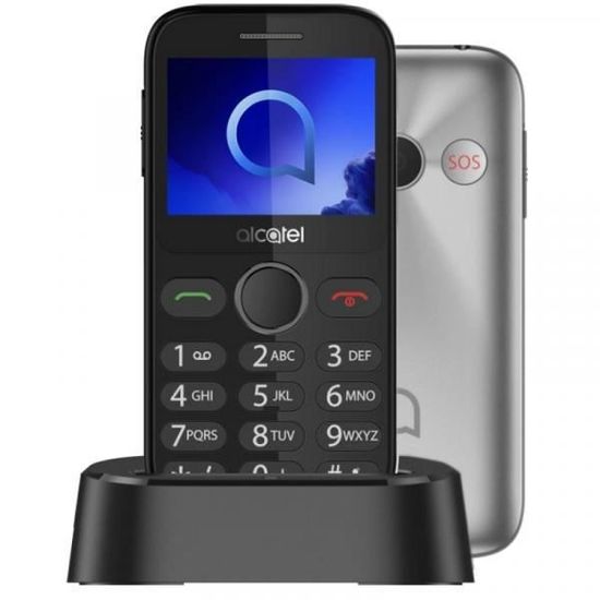 Téléphone portable ALCATEL 2020X-3BALWE11 - Blanc - 2,4" QVGA - Caméra arrière VGA - Batterie 970 mAh