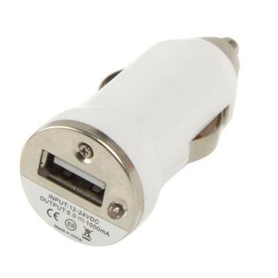 Adaptateur allume cigare 12/24Vdc - Pour chargeur