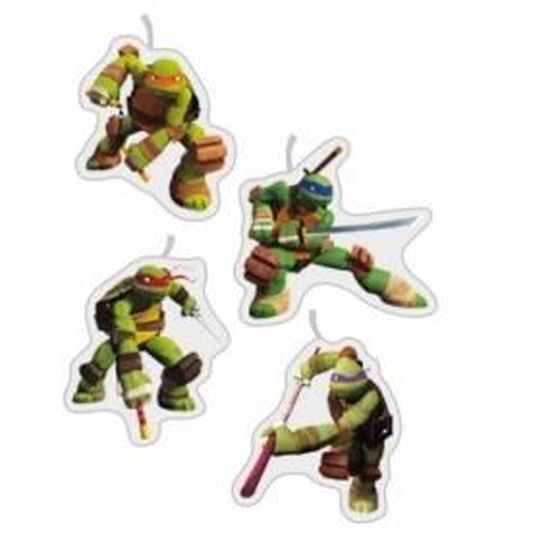 Bougies Anniversaire Tortues Ninja X4 Cdiscount Maison