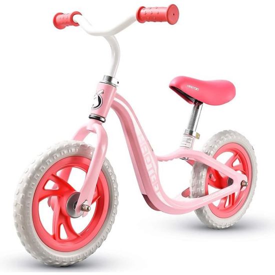 Draisienne 4 Roues Pour Enfant 1-3 Ans - Selle Réglable, Guidon Ergonomique - Alliage Aluminium - Couleur Vert/blanc