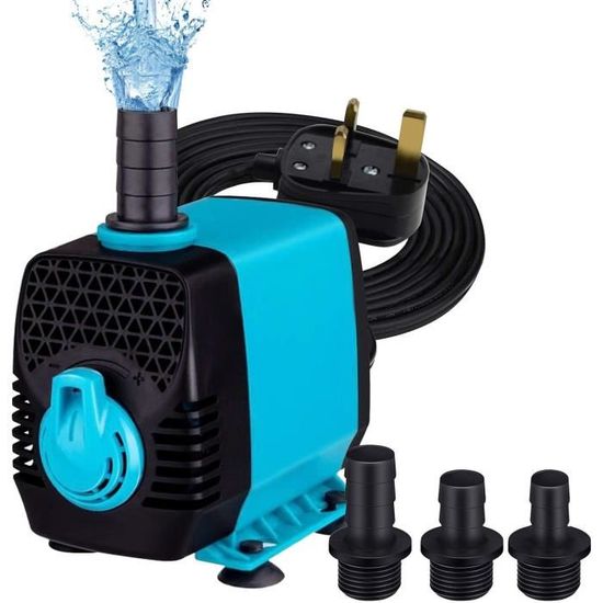 Pompe submersible, pompe à eau ultra silencieuse avec pompe de fontaine  avec 5 pieds