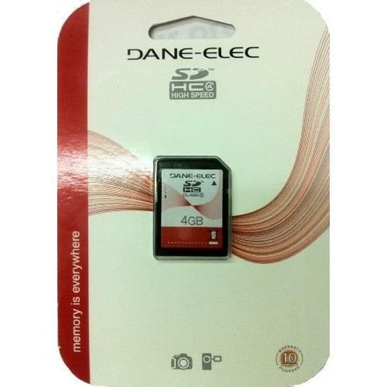 Dane Elec Carte SD 4Go 
