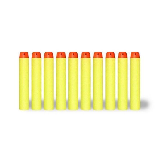 100 Fléchettes Mousse Recharge Pour Fusil Nerf - Compatible N-Strike Elite - Balle Souple 7.2cm - Sécurité Enfants