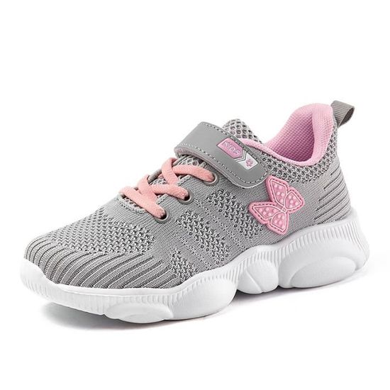 Baskets Enfant Garçon Fille Respirantes Mesh - Chaussures Sport Running Jogging Fitness Confortables Unisexe