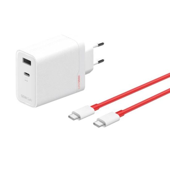 Chargeur-OnePlus-SUPERVOOC120W-USB-Cdoubleport-Chargerapide-Câbleinclus