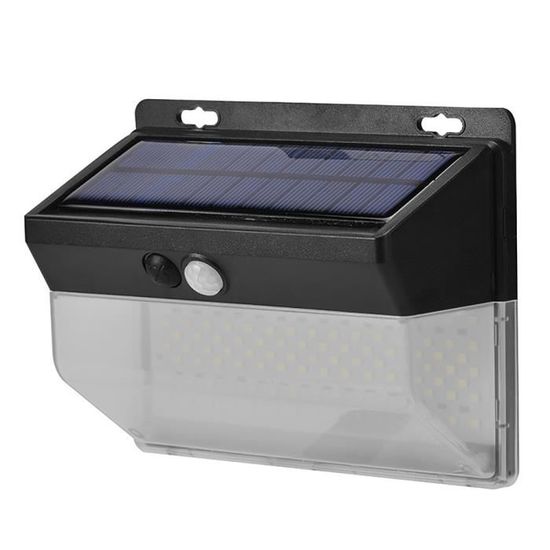 AmeriTop Projecteurs Solaires Extérieurs 4 Têtes, Lot de 2-270° Grand Angle, Ultra-Lumineux LED à Détecteur de Mouvement, 3 Modes & Câble 5m, Étanche IP65 pour Garage, Jardin