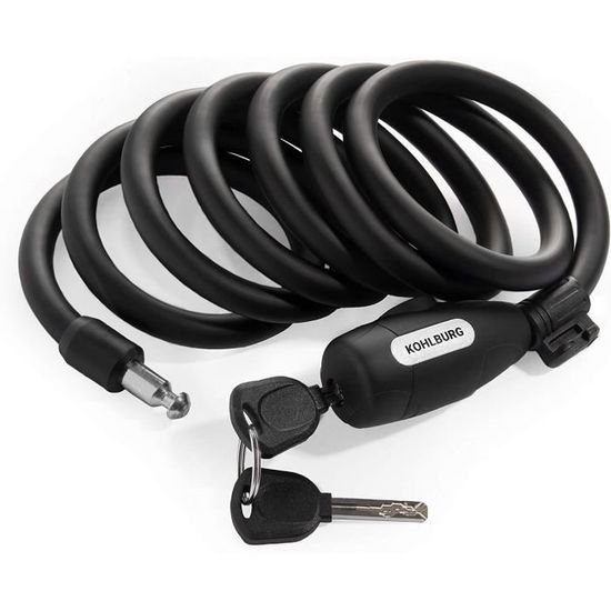 Chaîne Antivol Légère Antivol Vélo KOHLBURG - Chaîne 107cm Acier Trempé 6mm - Cadenas Encliquetable Avec 2 Clés - 920g Cadenas Encliquetable 107cm Chaîne Antivol Légère Antivol Vélo KOHLBURG - Chaîne 107cm Acier Trempé 6mm - Cadenas Encliquetable Avec 2 Clés - 920g Cadenas Encliquetable 107cm