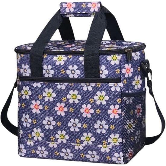 Sac Isotherme Souple 10 Litres - Pour Pique-nique, Bureau, Plage, Garde Le Chaud Et Le Froid, Pliable
