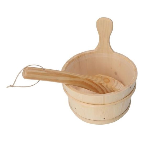 Louche Traditionnelle En Calebasse - 19,5 Cm, Manche En Bois - Pour Puiser L'eau, Servir La Soupe, Arroser Les Plantes