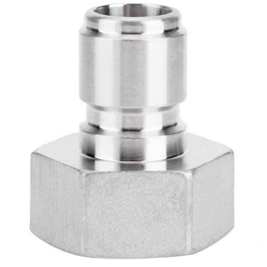 Adaptateur à Remplissage Rapide 8 Mm - Acier Inoxydable - M12x1.25 - Pour Systèmes Air - 40 MPa