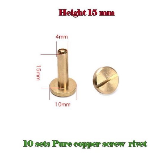 Un Ensemble De 2 Poignées De Porte En Cuivre Pur Pour Meubles - Couleur Cuivre Naturel, 96*125mm - 8