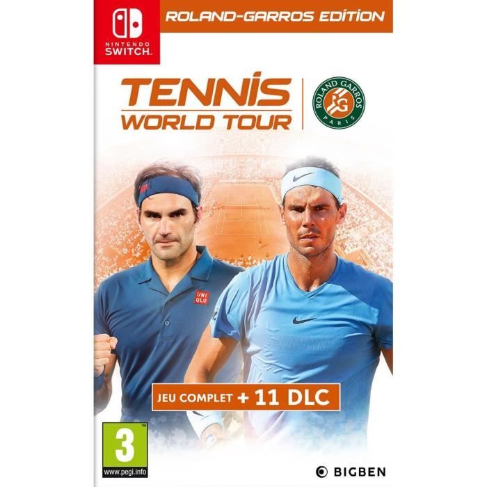 Bigben Tennis World Tour Roland Garros Jeu Switch
