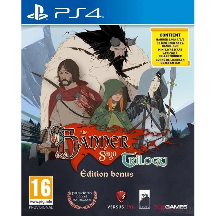 The Banner Saga Trilogy Edition Bonus Jeu PS4