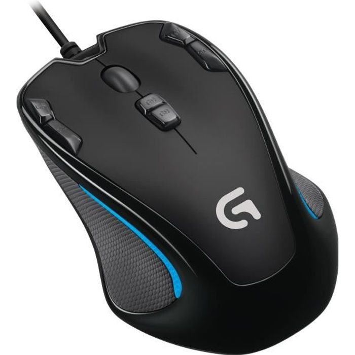 LOGITECH - Souris Gaming optique - G300S Refresh - Noir - État correct Logitech sur Cdiscount Seconde Vie