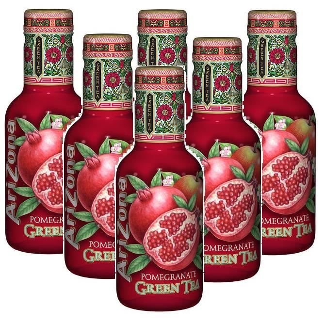 Arizona Pomegranate Green Tea 6 x 0,5l