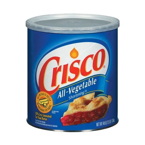 Crisco shortening graisse végétale 1,36kg pour pâte à sucre