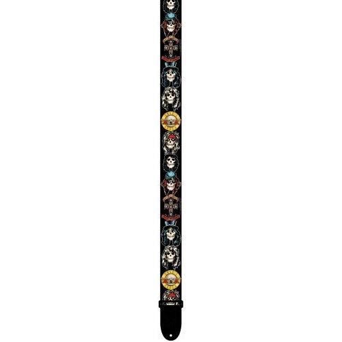 Perri PLLPCPRS Guns N Roses Sangle de Guitare Design Tête de mort