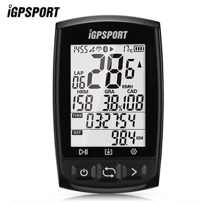iGPSPORT iGS50E Ordinateur de vélo GPS sans fil Bluetooth