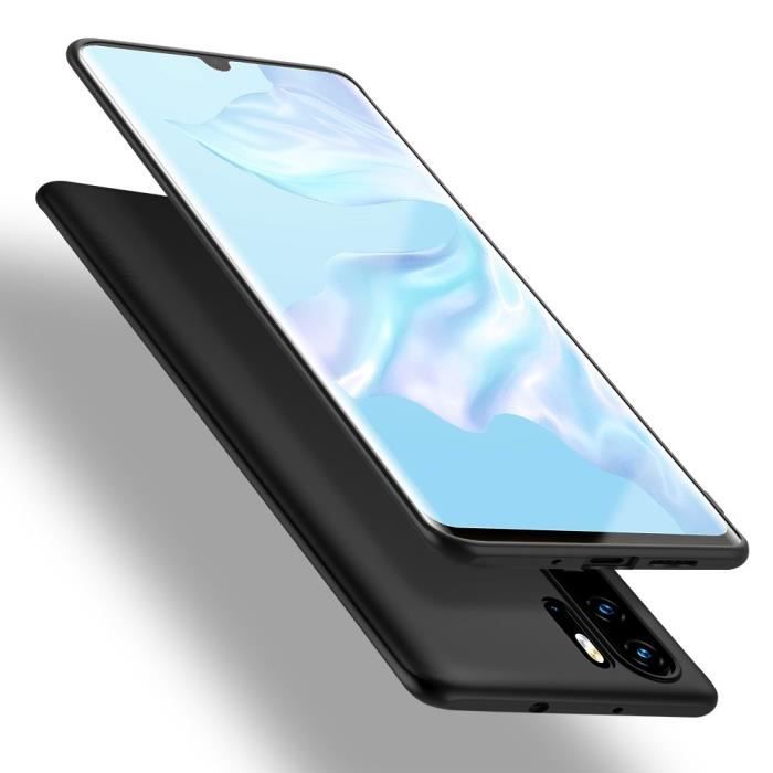 Coque pour Huawei P30 Pro en TPU mat noir
