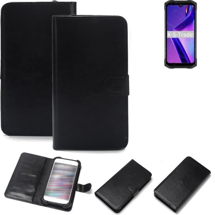 Housse pour Doogee S98 Étui de Protection Portefeuille noir