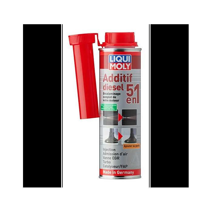 Décrassant et Décalaminant 5 en 1 Diesel - LIQUIMOLY Décalaminage complet de votre moteur/Idéal Avant Contrôle Technique - Additif P