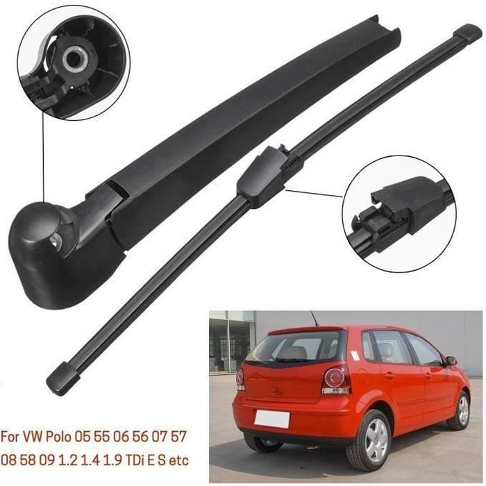 Bras d'essuie-glace Arrière Pour VW Polo 05 55 06 56 07 57 08 58 09 1.2 1.4 1.9 TDi E S L17524