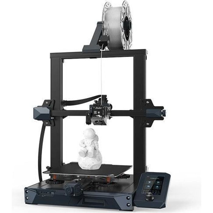 Imprimante 3D CREALITY3D - Ender-3 S1 - diamètre 1.75mm - Volume d'impression : 220x220x270mm - Compatible PLA-TPU-PETG-ABS