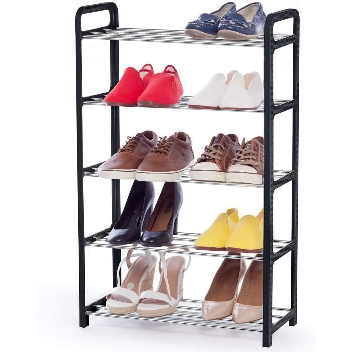 PENDERIE MOBILE art moon Yoho Meuble agrave Chaussures 5 eacutetagegraveres Armoire agrave Chaussures Etroite Gain de Place pour231