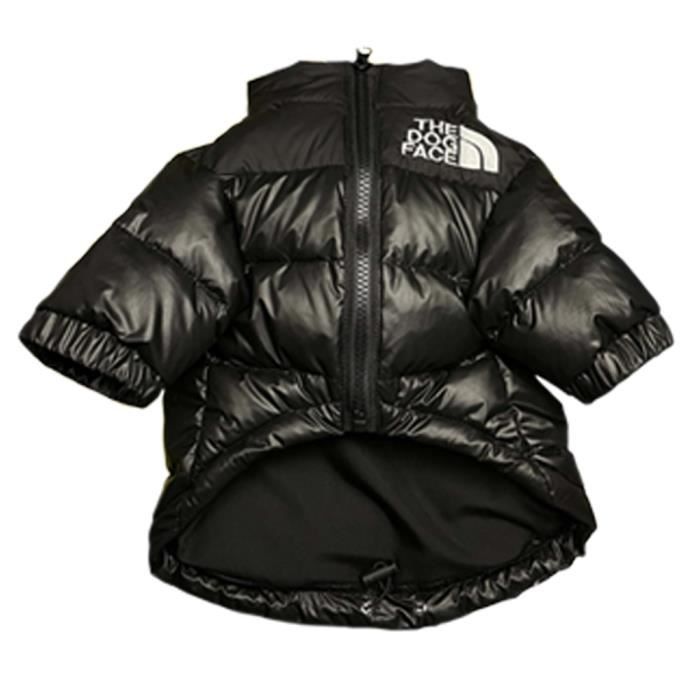 Manteau,Hiver bouledogue français manteau chien de compagnie vêtements de créateur pour petits chiens vêtements le - Type Black-S