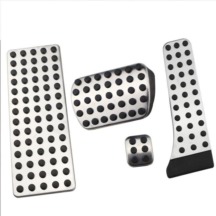 Pièces Auto,Pédale en acier inoxydable pour Mercedes Benz C E S GLK SLK CLS sl class W203 W204 W211 W212 W210 - Type AT With Rest
