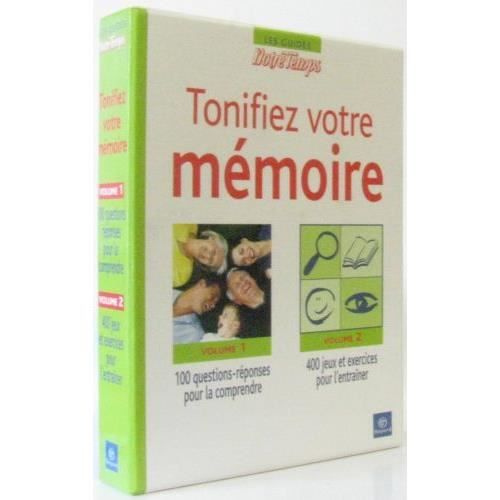 Coffret Tonifiez votre mémoire (deux volumes: Cent questions-réponses pour la comprendre quatre cents jeux et exercices pour...