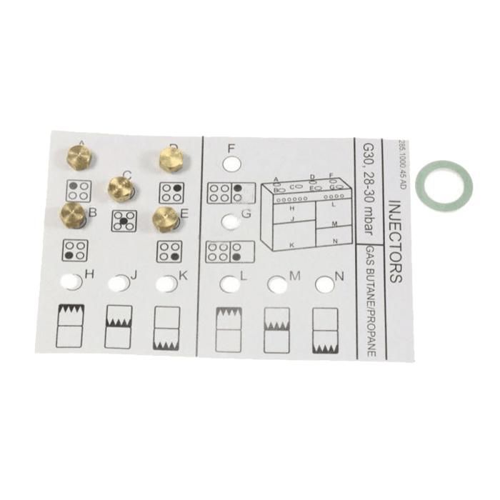 4431930003. KIT INJECTEURS GAZ BUTANE