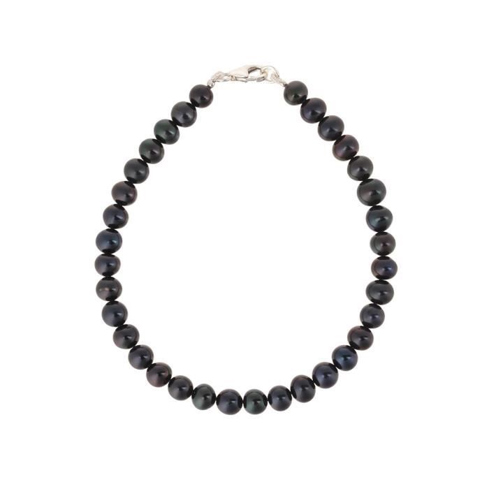 PERLINEA Bracelet Perles de Cutlure et Argent 925° Femme