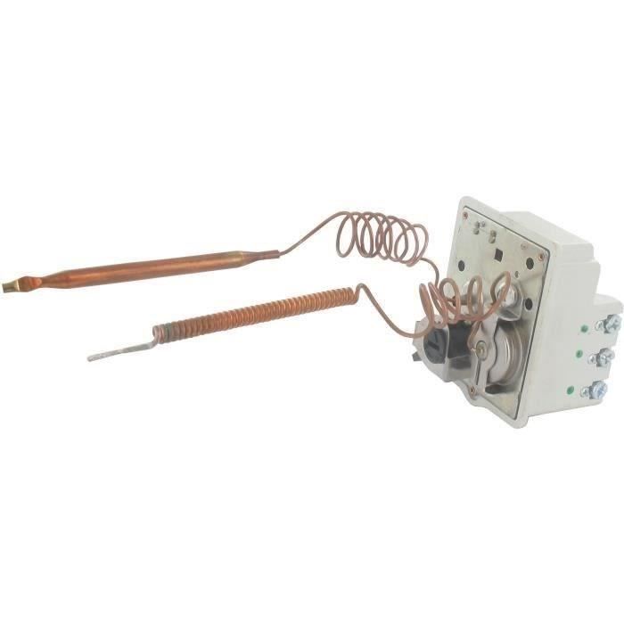 Thermostat mono-bulbe tripolaire à régulation 40/65°C et sécurité 90°C