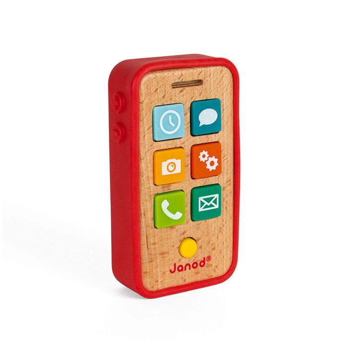 JANOD - Téléphone Sonore (bois) - Dès 18 Mois