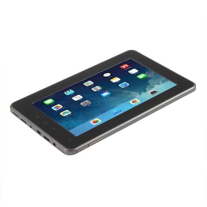Tablette 7- Android 2.3 écran tactile 4 GB + 512 GB Fonctions multimédia puissantes (Noir)