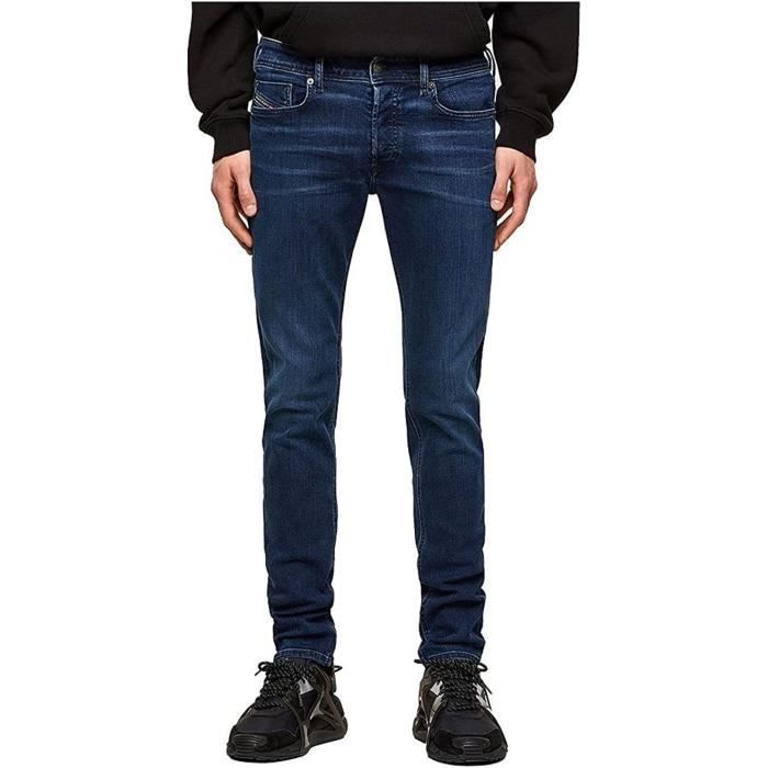 DIESEL - Jean Skinny - bleu foncé - 32/32 - Bleu - Jeans