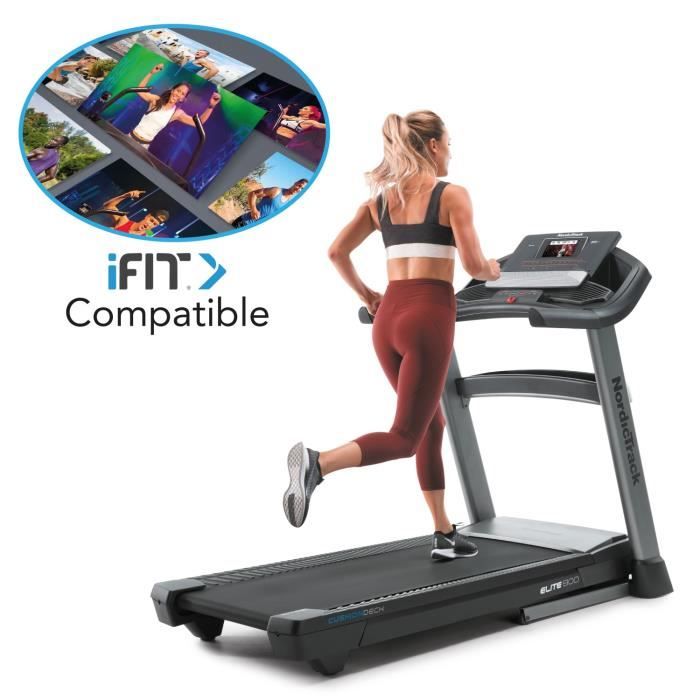 NORDICTRACK - Tapis de course Elite 900 connecté iFIT/ 20km/h / Écran tactile 7\