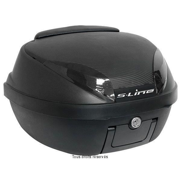 S-LINE - Top Case 42L Noir M / Carbone Dim :