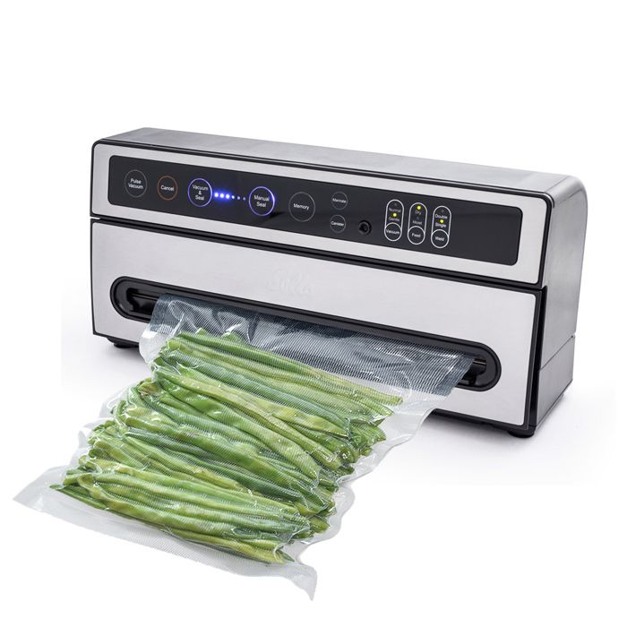 Machine Sous Vide Alimentaire - Fonction de Marinage et de Mémoire - Gris - VertiVac 5704 Solis