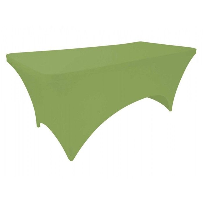 Housse de table de jardin Spandex - Anis