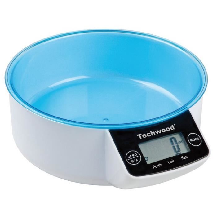 TECHWOOD TPA-855 Balance de cuisine - Bleu