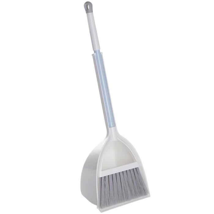 Small Broom and Dustpan Set Broomstick Dust Pan Combo for Home Kitchen Room Kids EPONGE - PEAU DE CHAMOIS - MICROFIBRE - CHIFFON