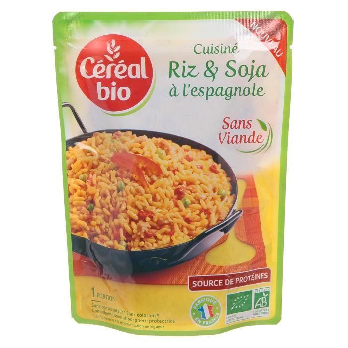 CEREAL BIO Riz et soja à l'espagnol - 220 g
