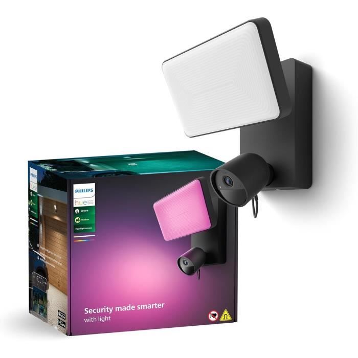Caméra de surveillance HUE SECURE projecteur Floodlight