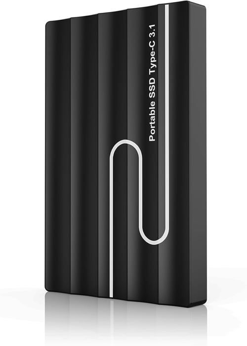 2To Disque Dur Externe Ultra-Mince 2 5 Stockage Pour Pc Mac Pc Tv Ordinateur Portable Bureau Windows (Noir)